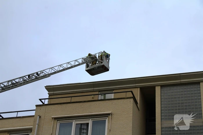 Onderzoek naar mogelijke brand in appartementencomplex