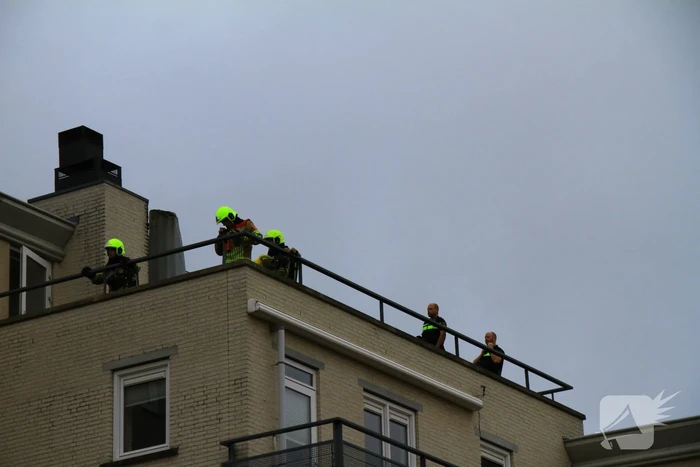 Onderzoek naar mogelijke brand in appartementencomplex
