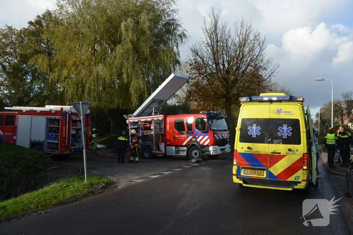 Vermoedelijk asbest vrijgekomen bij uitslaande brand