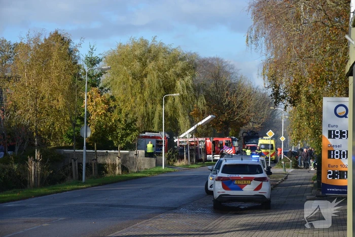 Vermoedelijk asbest vrijgekomen bij uitslaande brand