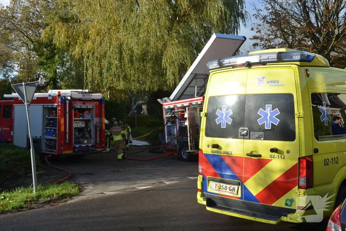 Vermoedelijk asbest vrijgekomen bij uitslaande brand