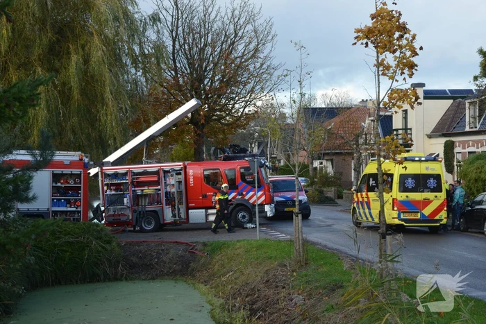 Vermoedelijk asbest vrijgekomen bij uitslaande brand