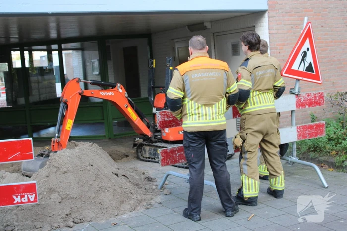 Gaslekkage door werkzaamheden