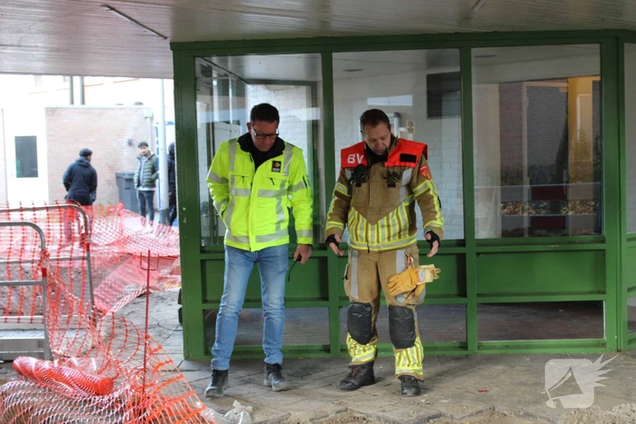 Gaslekkage door werkzaamheden
