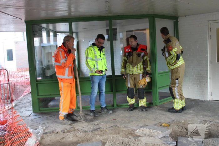 Gaslekkage door werkzaamheden
