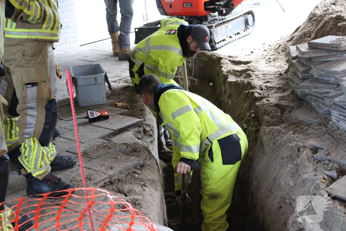 Gaslekkage door werkzaamheden
