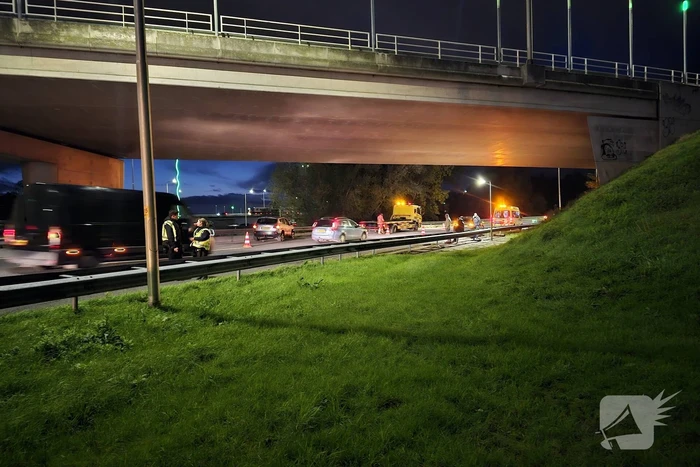 Flinke schade bij ongeval op snelweg