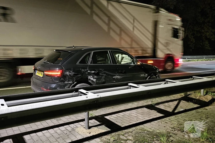 Flinke schade bij ongeval op snelweg
