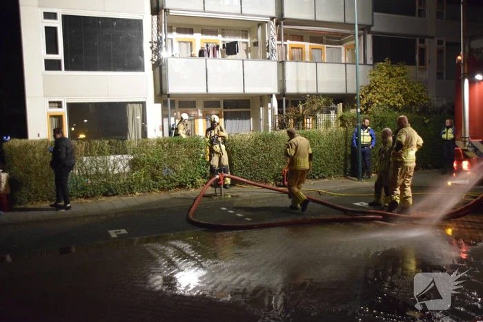 Brand in appartement snel geblust