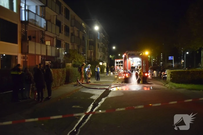Brand in appartement snel geblust