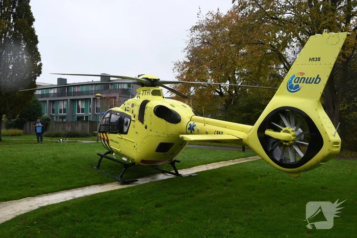 Inzet van traumahelikopter trekt veel bekijks