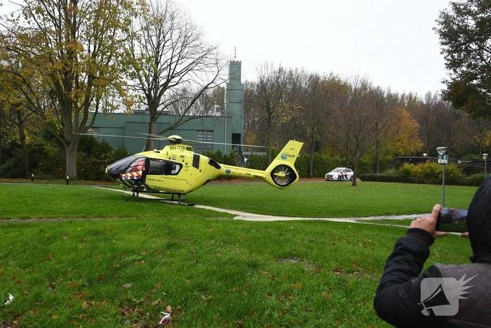 Inzet van traumahelikopter trekt veel bekijks