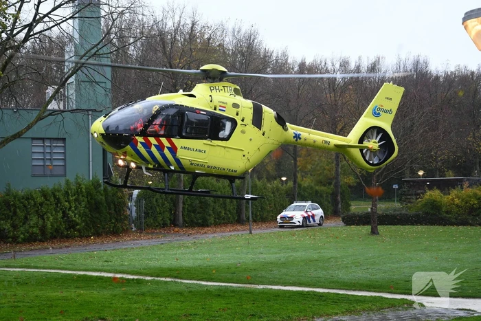 Inzet van traumahelikopter trekt veel bekijks