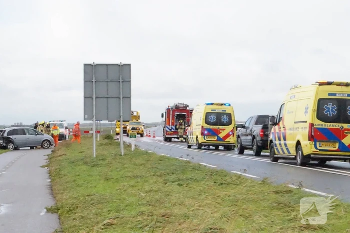 ongeval delingsdijk - n653 kerkwerve