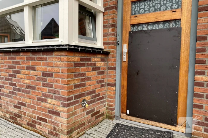 Woning beschadigd door explosie