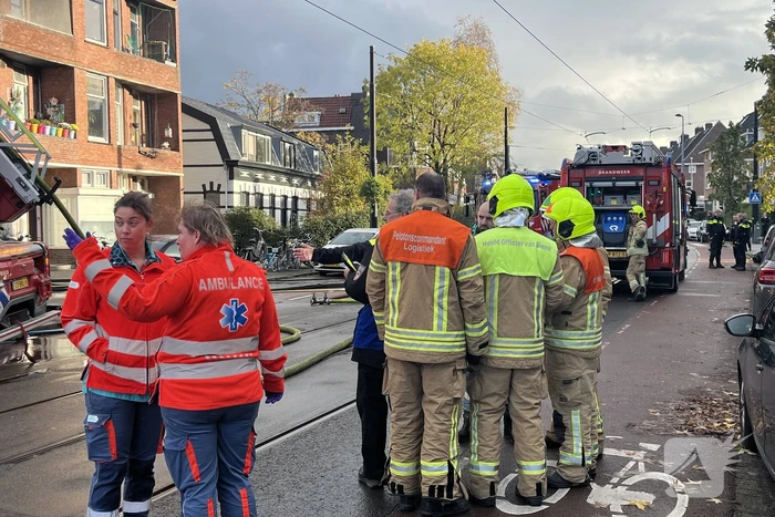 Grote uitslaande brand in appartementencomplex