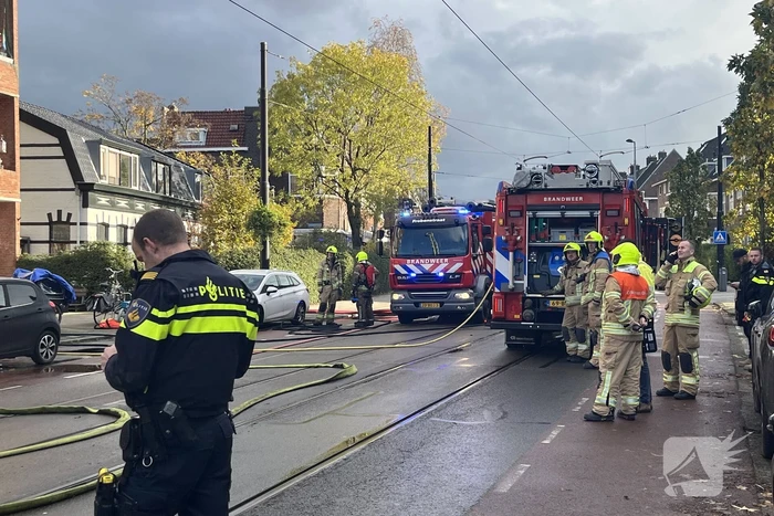 Grote uitslaande brand in appartementencomplex