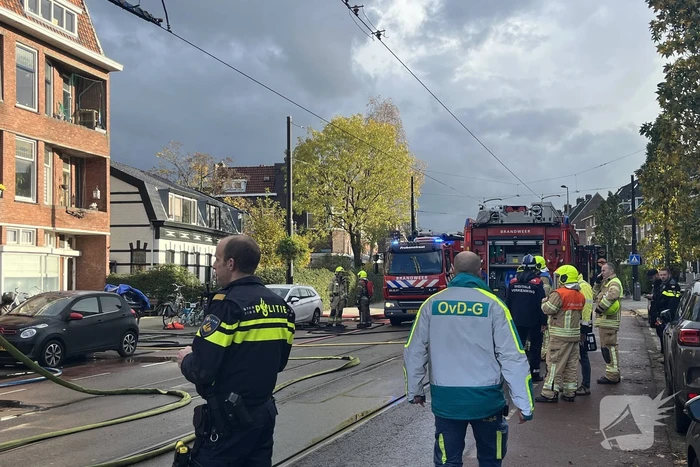 Grote uitslaande brand in appartementencomplex