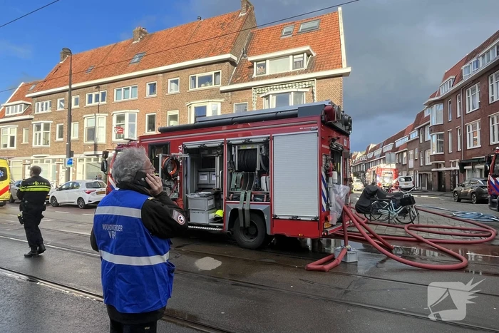 Grote uitslaande brand in appartementencomplex