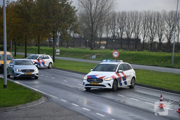 Fikse schade bij botsing tussen porsche en bestelbus