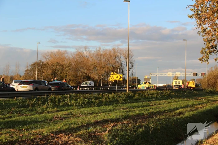Forse vertraging op snelweg door aanrijding