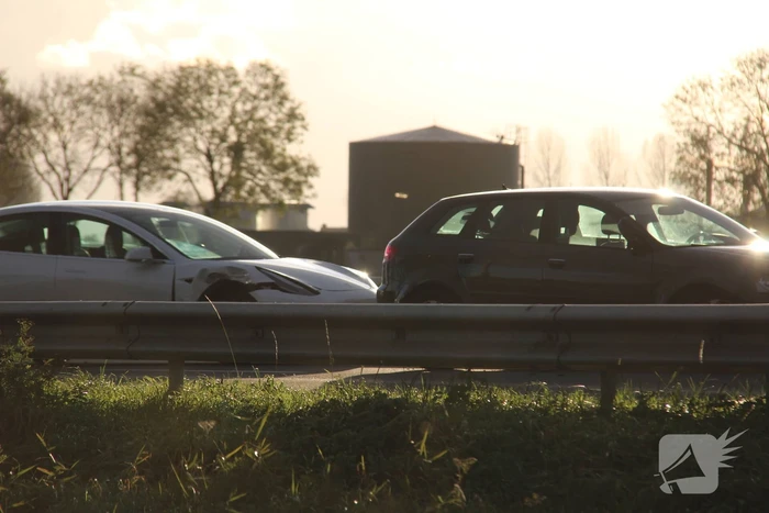 Forse vertraging op snelweg door aanrijding