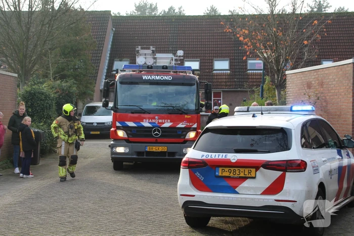 Hevige brand in keuken van woning