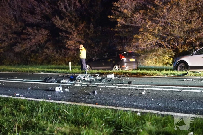 Ravage na kettingbotsing tussen vijf voertuigen