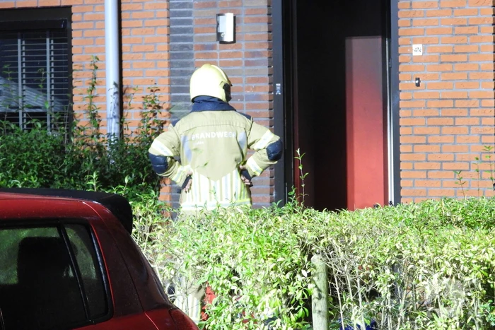 Brandweer redt kat uit brandende woning
