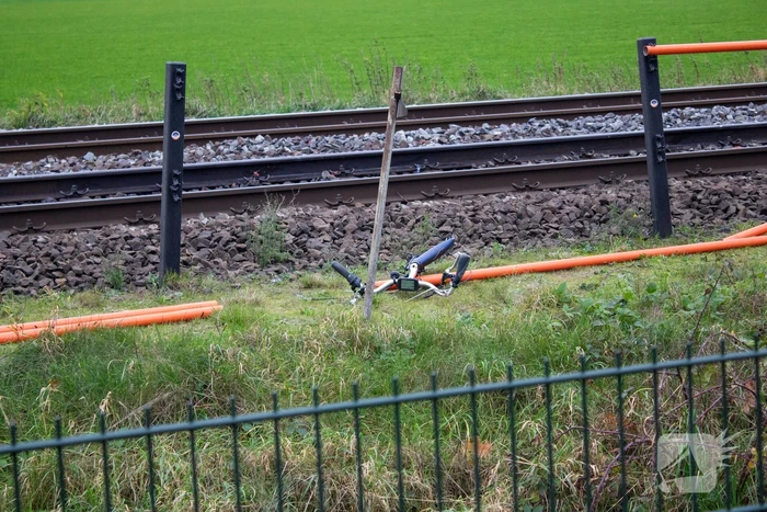 Fietser overlijdt na aanrijding met trein