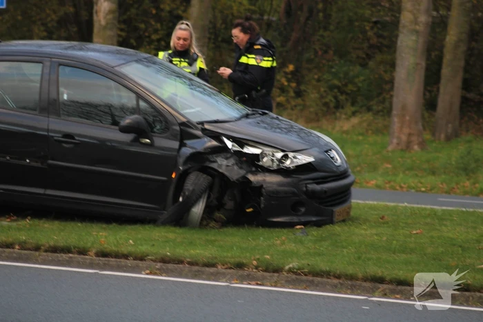 Veel schade bij kop-staartbotsing