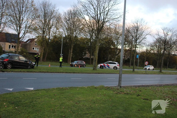 Veel schade bij kop-staartbotsing