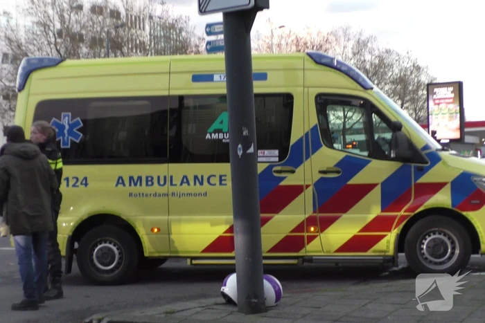Scooterrijder gewond bij botsing met auto
