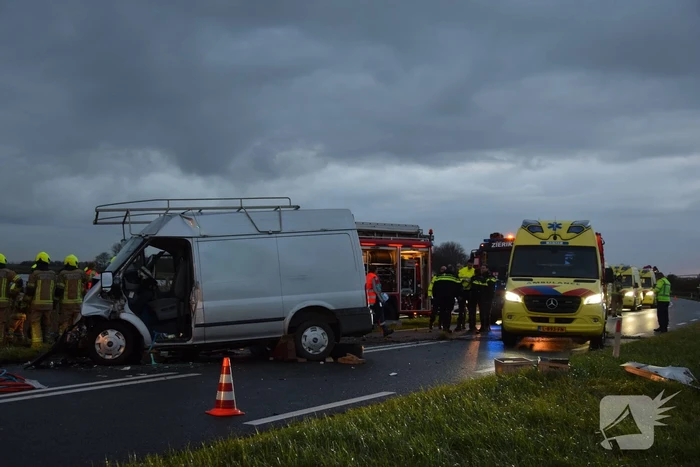 Meerdere gewonden bij groot ongeval