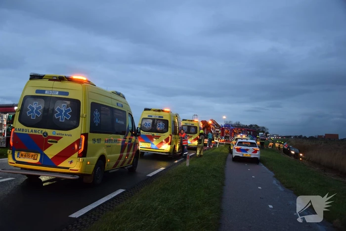 Meerdere gewonden bij groot ongeval