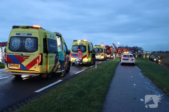 Meerdere gewonden bij groot ongeval