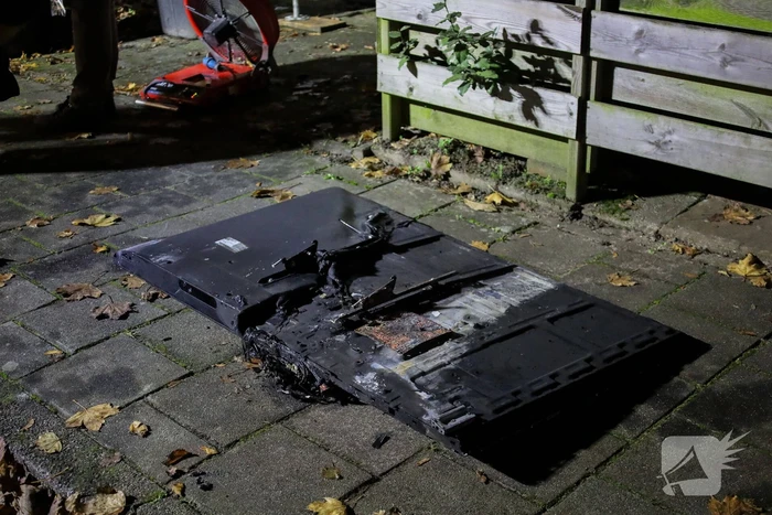 Televisie veroorzaakt woningbrand