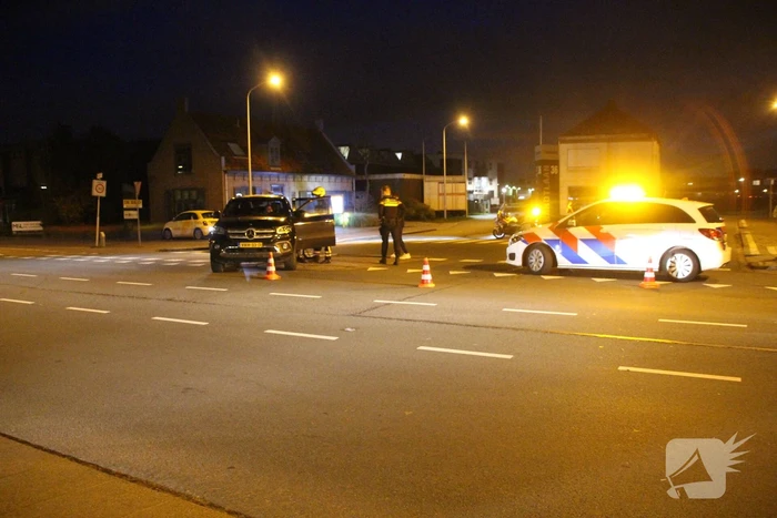 Fietser gewond bij botsing met pick-up