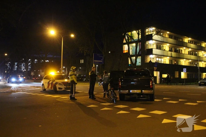 Fietser gewond bij botsing met pick-up