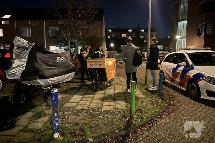 Fietsbezorger bedreigd, overvaller vlucht