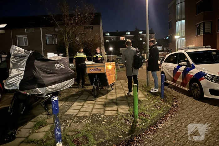 Fietsbezorger bedreigd, overvaller vlucht