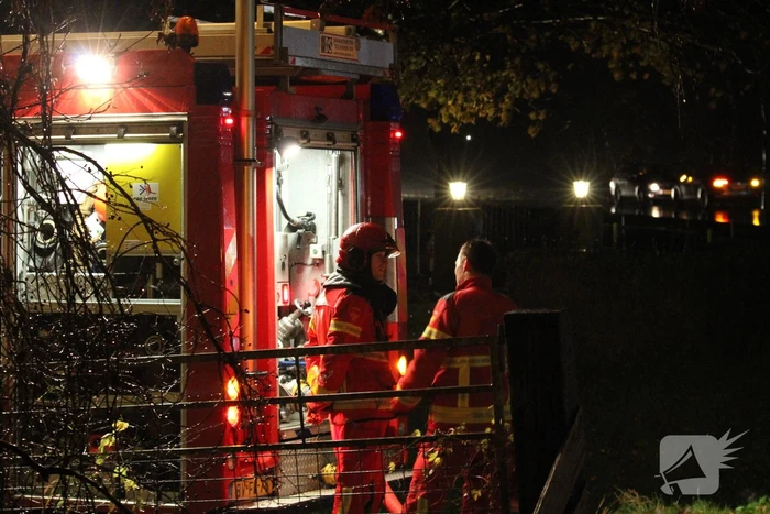 Gebouwbrand geblust door brandweer