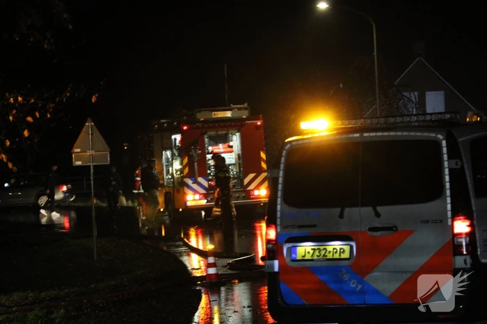 Gebouwbrand geblust door brandweer