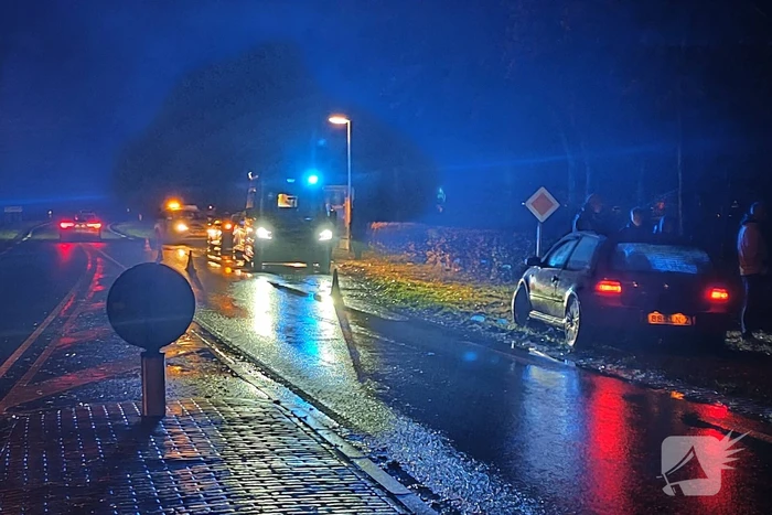 Fietser gewond bij botsing met auto