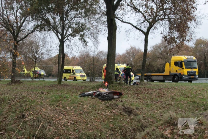 Moterrijders gewond na ongeval