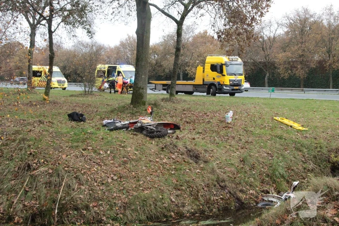 Moterrijders gewond na ongeval