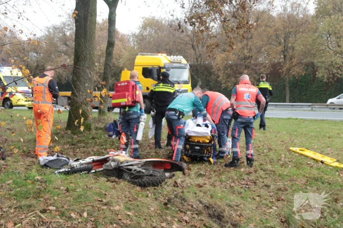 Moterrijders gewond na ongeval