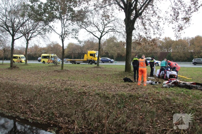 Moterrijders gewond na ongeval