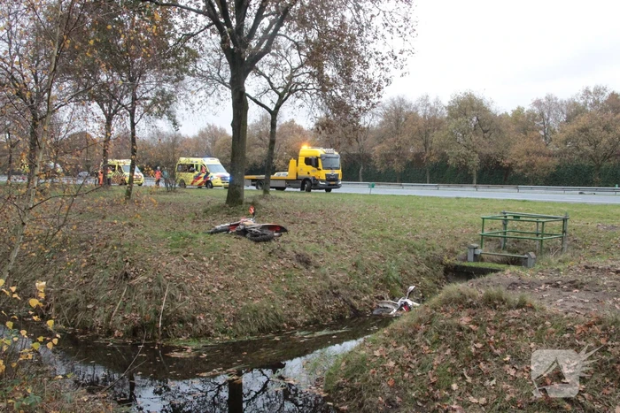 Moterrijders gewond na ongeval
