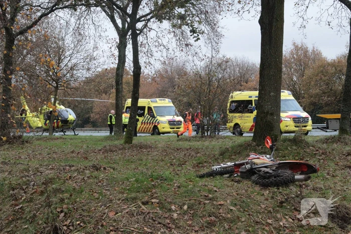 Moterrijders gewond na ongeval
